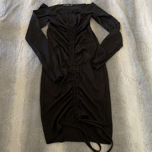 Black long sleeve dress